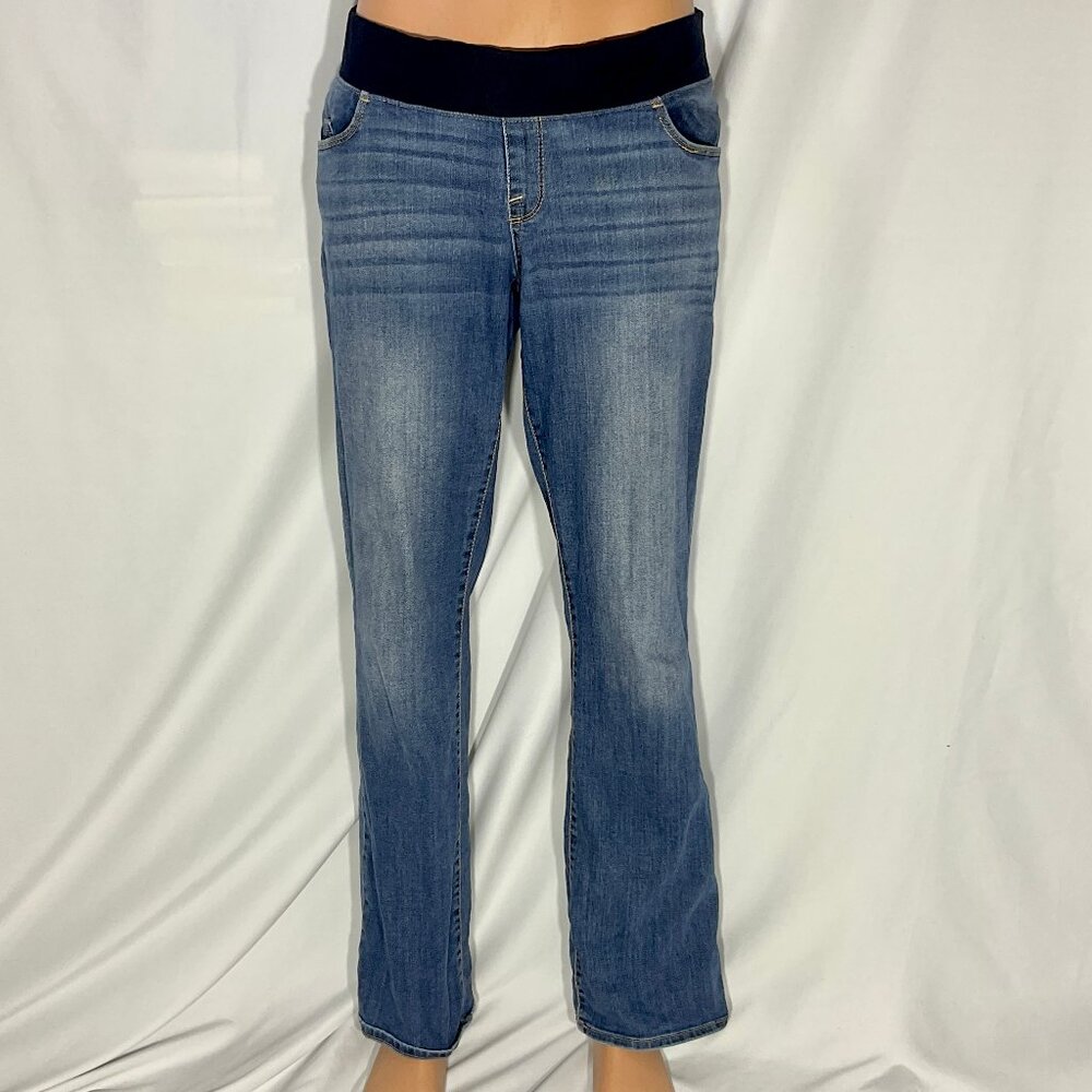 2 Prs Liz Lange Maternity Sz 10 Jeans Bundle of Two Pairs Womens Denim
